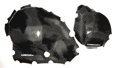 SET 2x LIMADECKEKEL KUPPLUNGSDECKEL SUZUKI GSXR1000 2017 2024 CARBON
