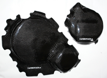 SET 2x LIMADECKEKEL KUPPLUNGSDECKEL SUZUKI GSXR600 GSXR750 K6 K7 2006 2007 CARBON