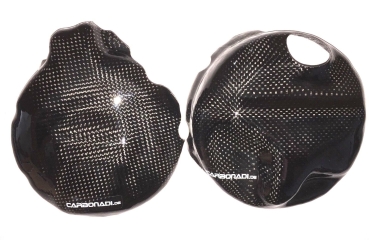SET 2x Lichtmaschine Kupplung Protektor SUZUKI DL650 2017 2024 CARBON