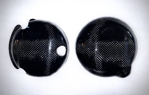 SET 2x SUZUKI GS 500  CARBON KUPPLUNGSDECKEL LIMADECKEL GS500
