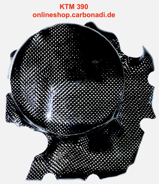 KTM 390 DUKE RC ADVENTURE 2021 2025 CARBON KUPPLUNGSDECKEL PROTEKTOR