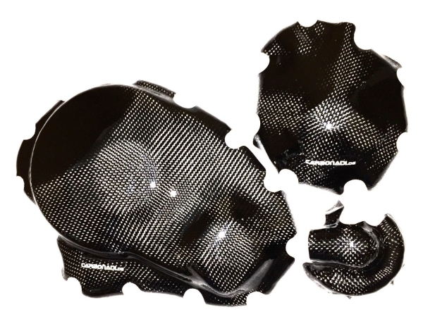 SET 3x Limadeckel, Wasserpumpe, Kupplungsdeckel Protektor SUZUKI GSXR1000 K9 - L6 2009 - 20016