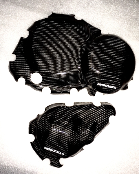 SET 2x SUZUKI GSF 400 BANDIT CARBON KUPPLUNGSDECKEL LIMADECKEL