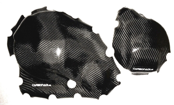 SET 2x LIMADECKEKEL KUPPLUNGSDECKEL SUZUKI GSXR1000 2017 2024 CARBON