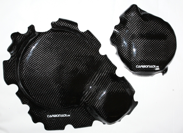 SET 2x LIMADECKEKEL KUPPLUNGSDECKEL SUZUKI GSXR600 GSXR750 K8 M4 2008 2024 CARBON