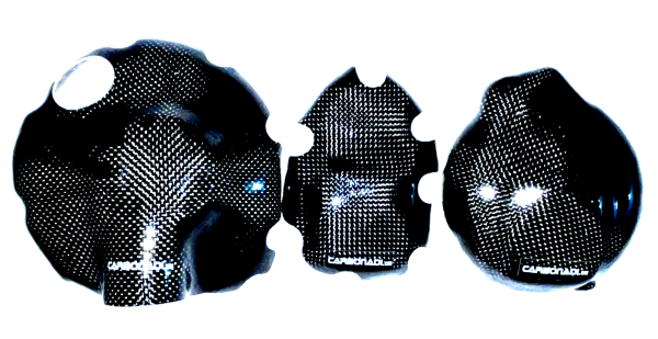 SET 3x Limadeckel, Zündgeberdeckel Kupplungsdeckel Protektor YAMAHA R6 2006 2024 RJ11 RJ15 RJ155 RJ27