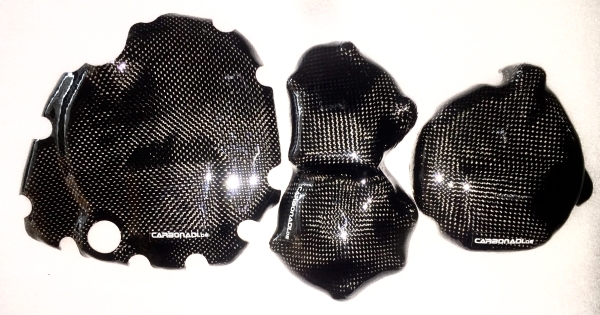 SET 3x Limadeckel, Zündgeberdeckel/Anlasser, Kupplungsdeckel Protektor SUZUKI GSXR600 GSXR750 SRAD 1996 - 2000