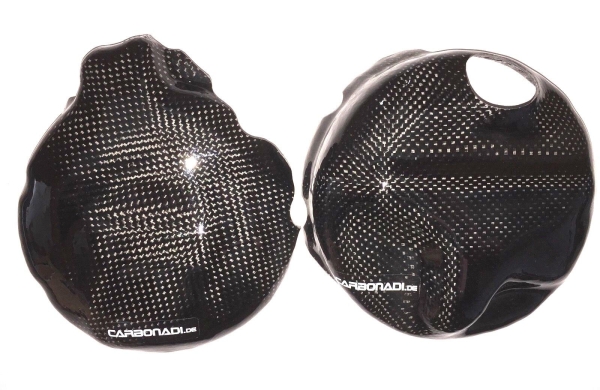 SET 2x Lichtmaschine Kupplung Protektor SUZUKI DL650 2017 2024 CARBON