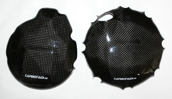 SET 2x Lichtmaschine Kupplung Protektor SUZUKI TL1000 + CAGIVA RAPTOR CARBON